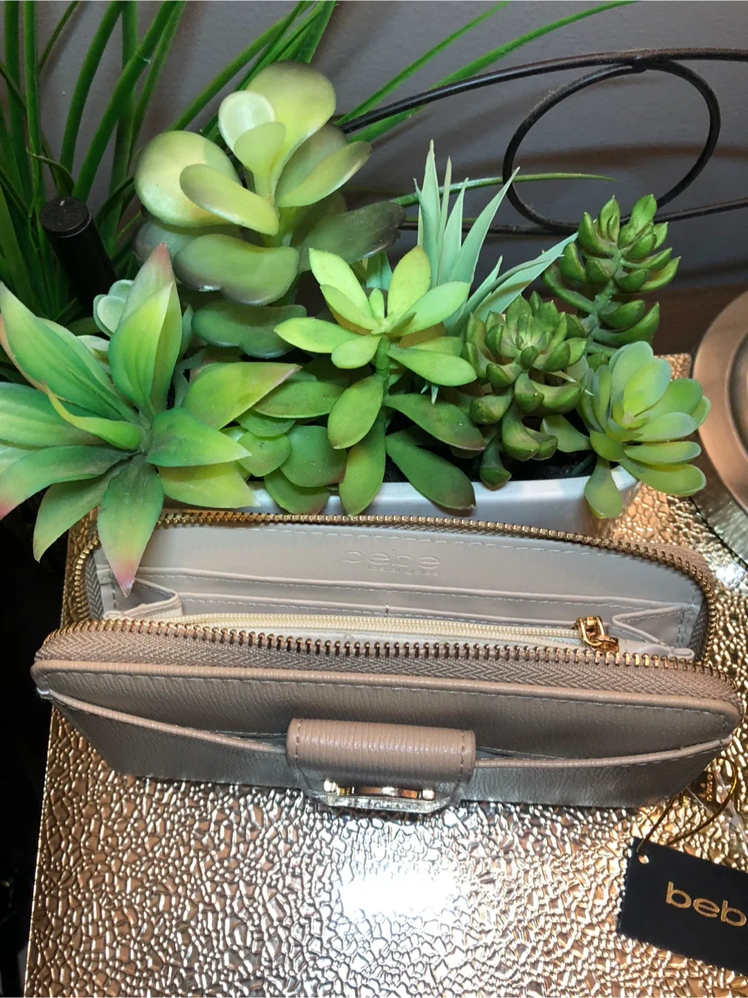 Bebe Beige Wallet image indicator(4)