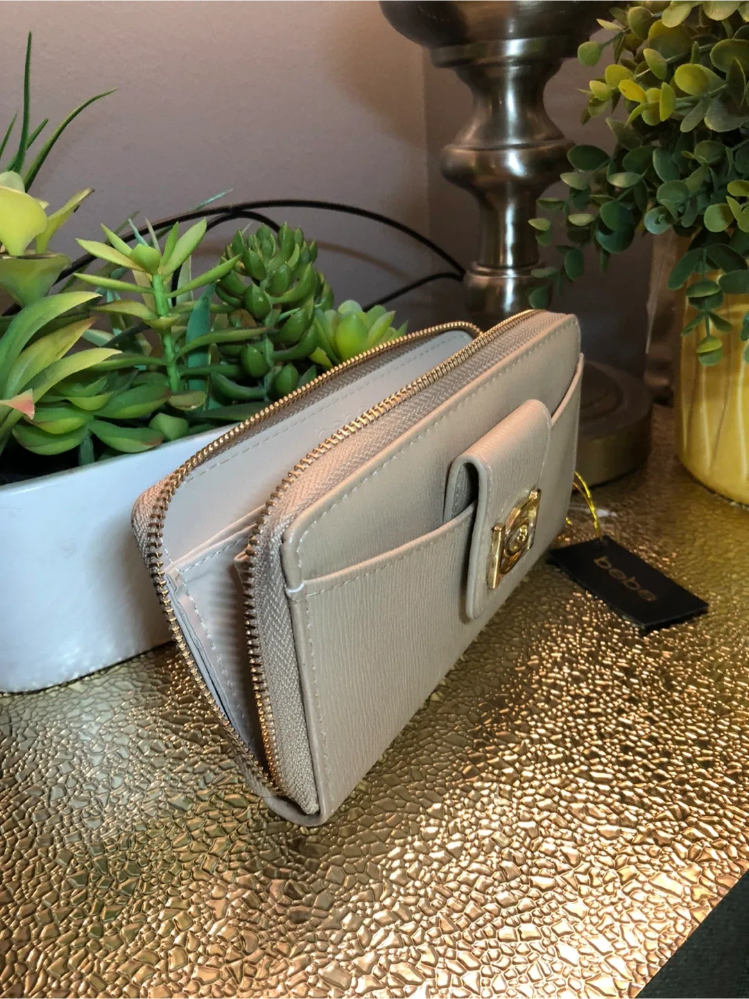 Bebe Beige Wallet image indicator(2)