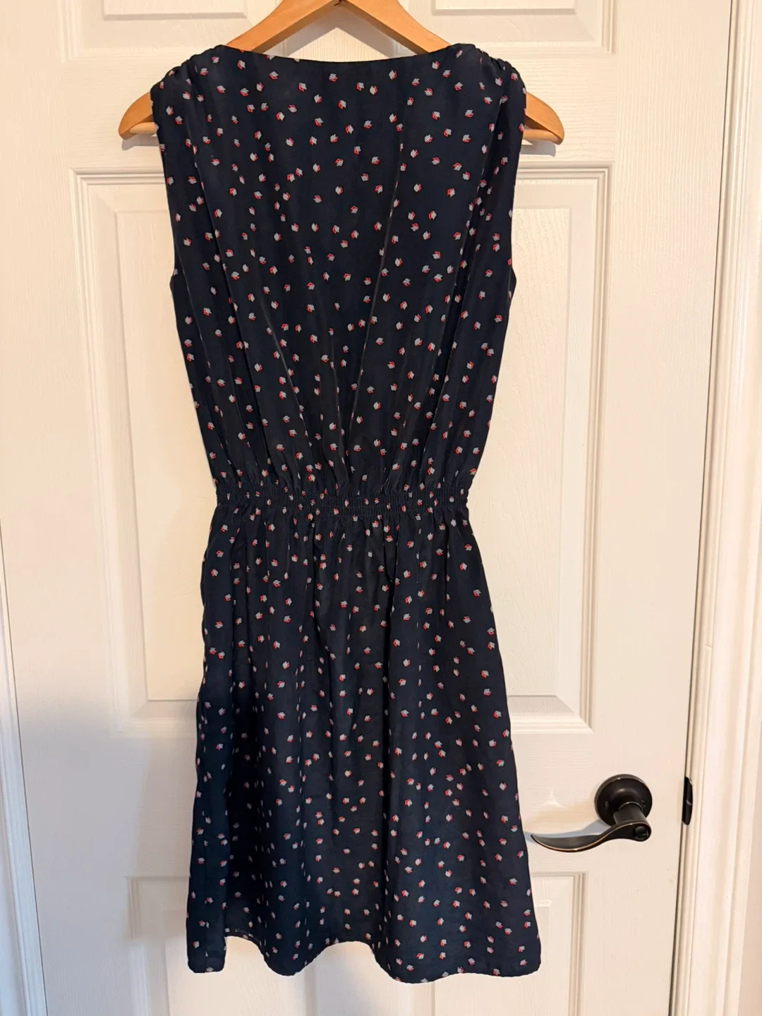 Pretty Navy Print Dress - Size S image indicator(3)