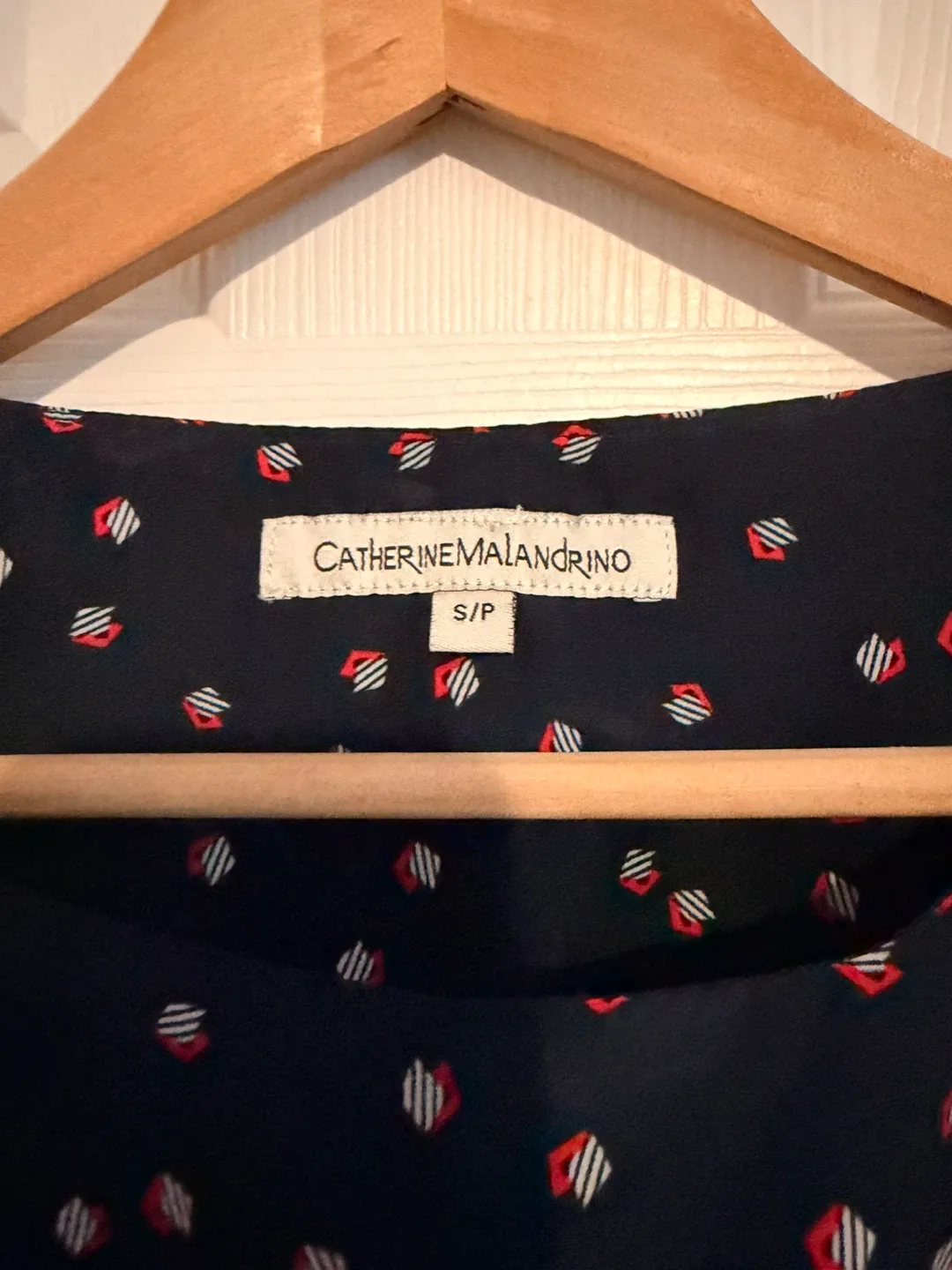 Pretty Navy Print Dress - Size S image indicator(6)