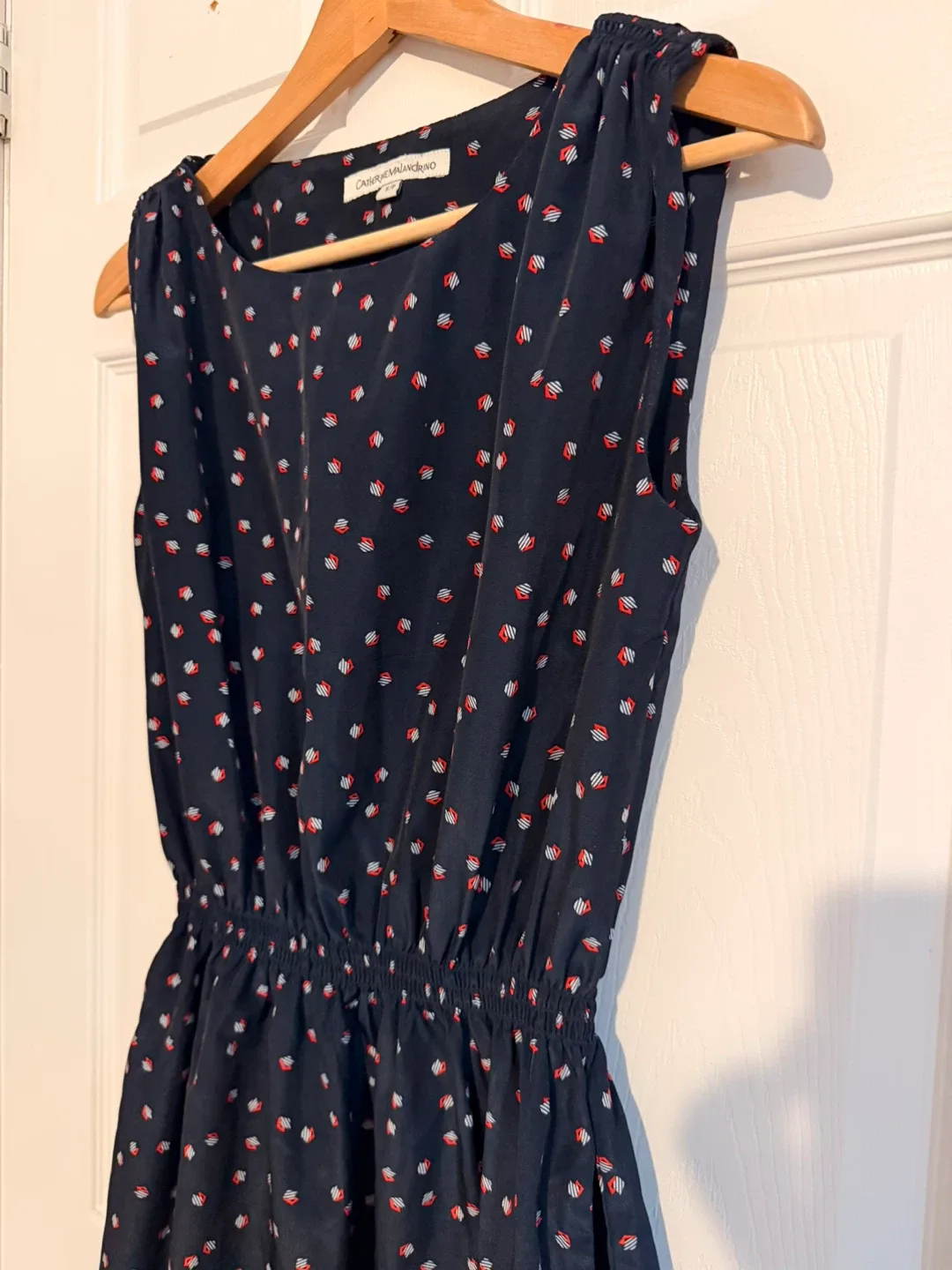 Pretty Navy Print Dress - Size S image indicator(4)