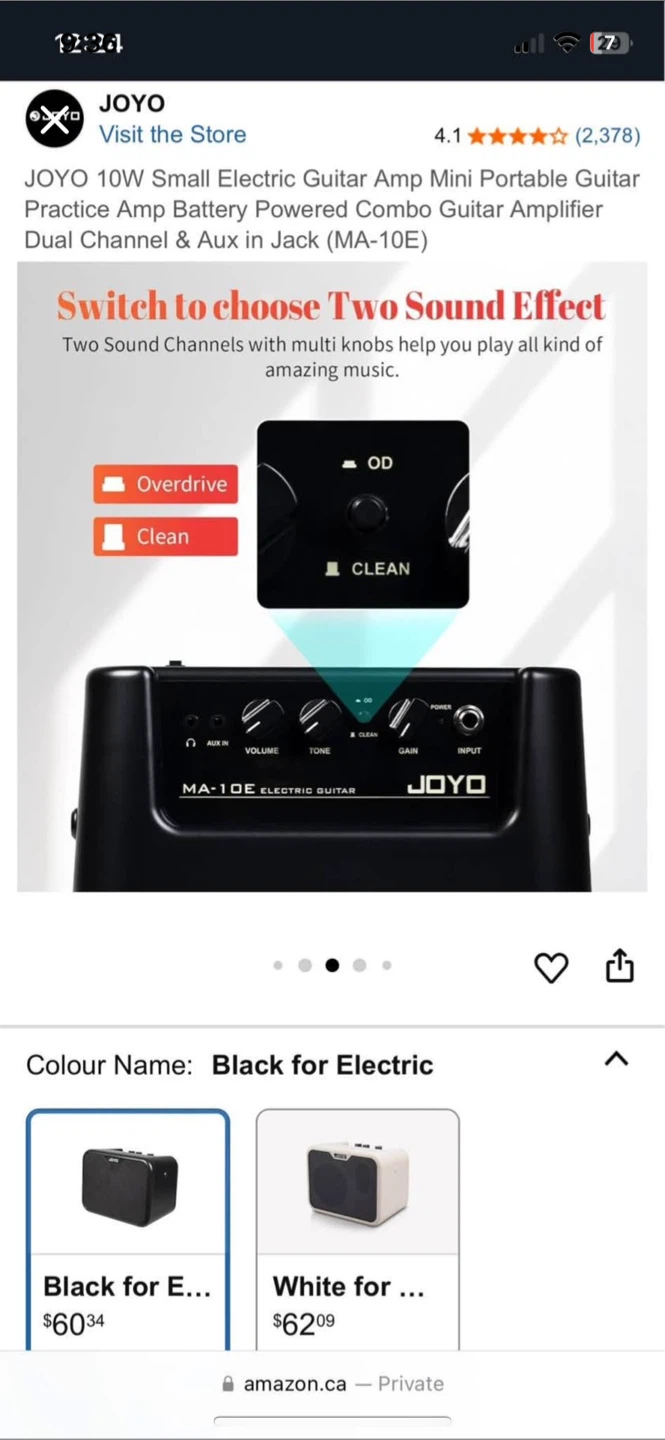 Joyo guitar amp - photo 2