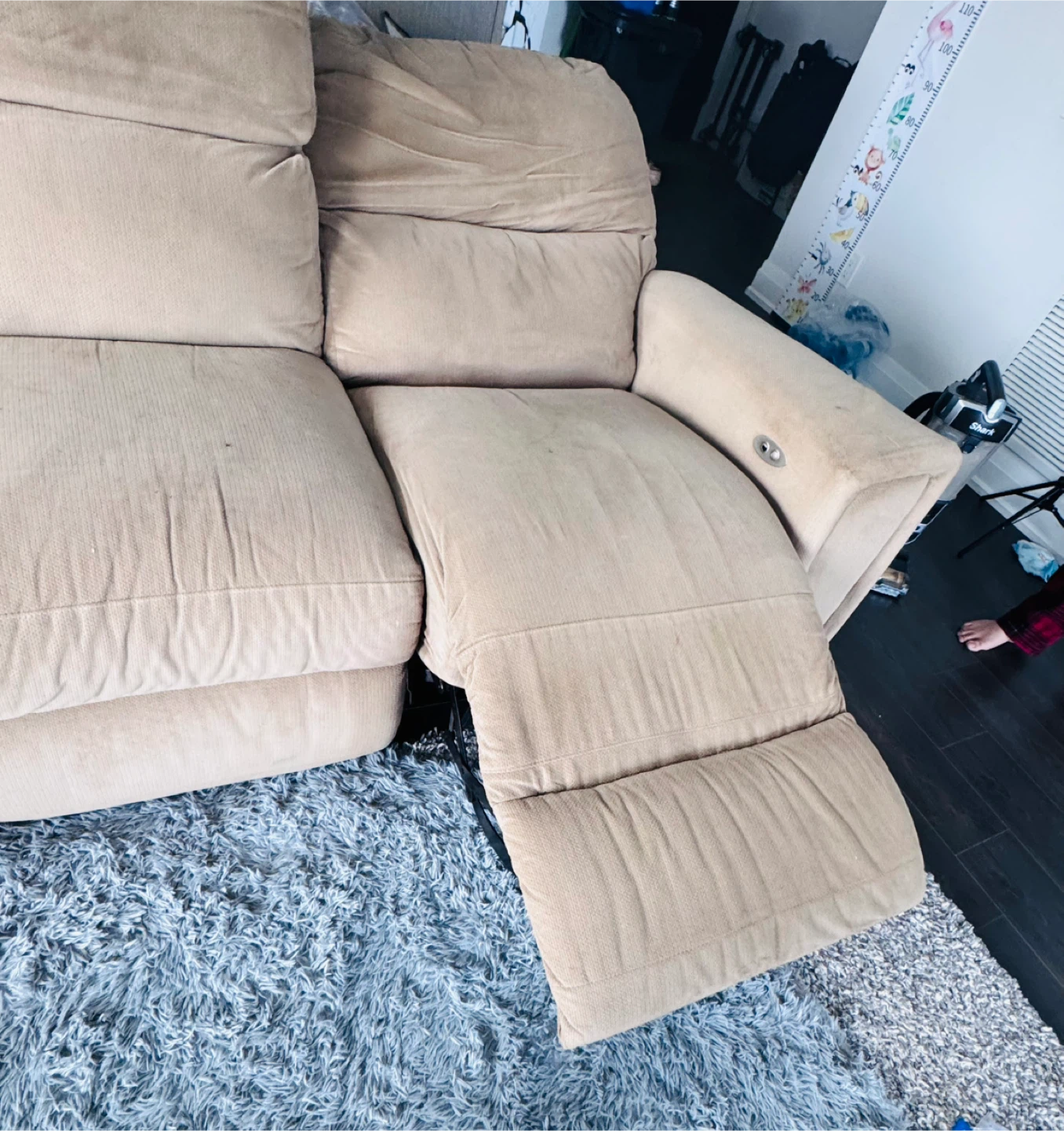 Moving out sale- LaZBoy Power Reclining Sofa - photo 2