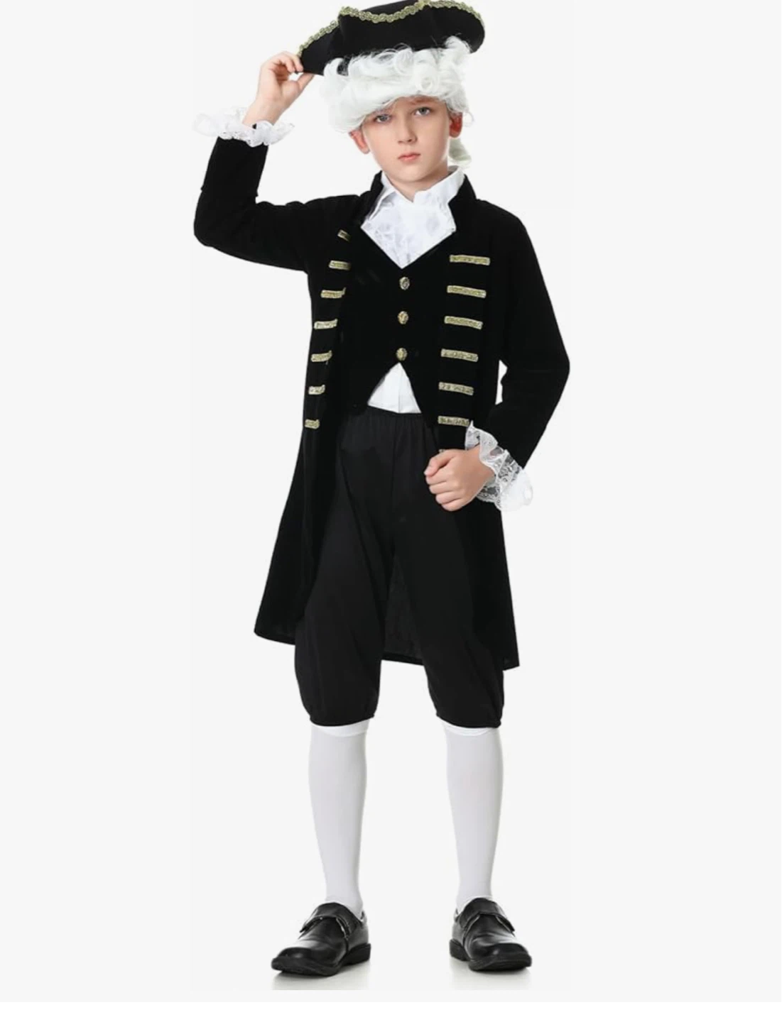 Boy's Colonial Costume Set - Size 8-10