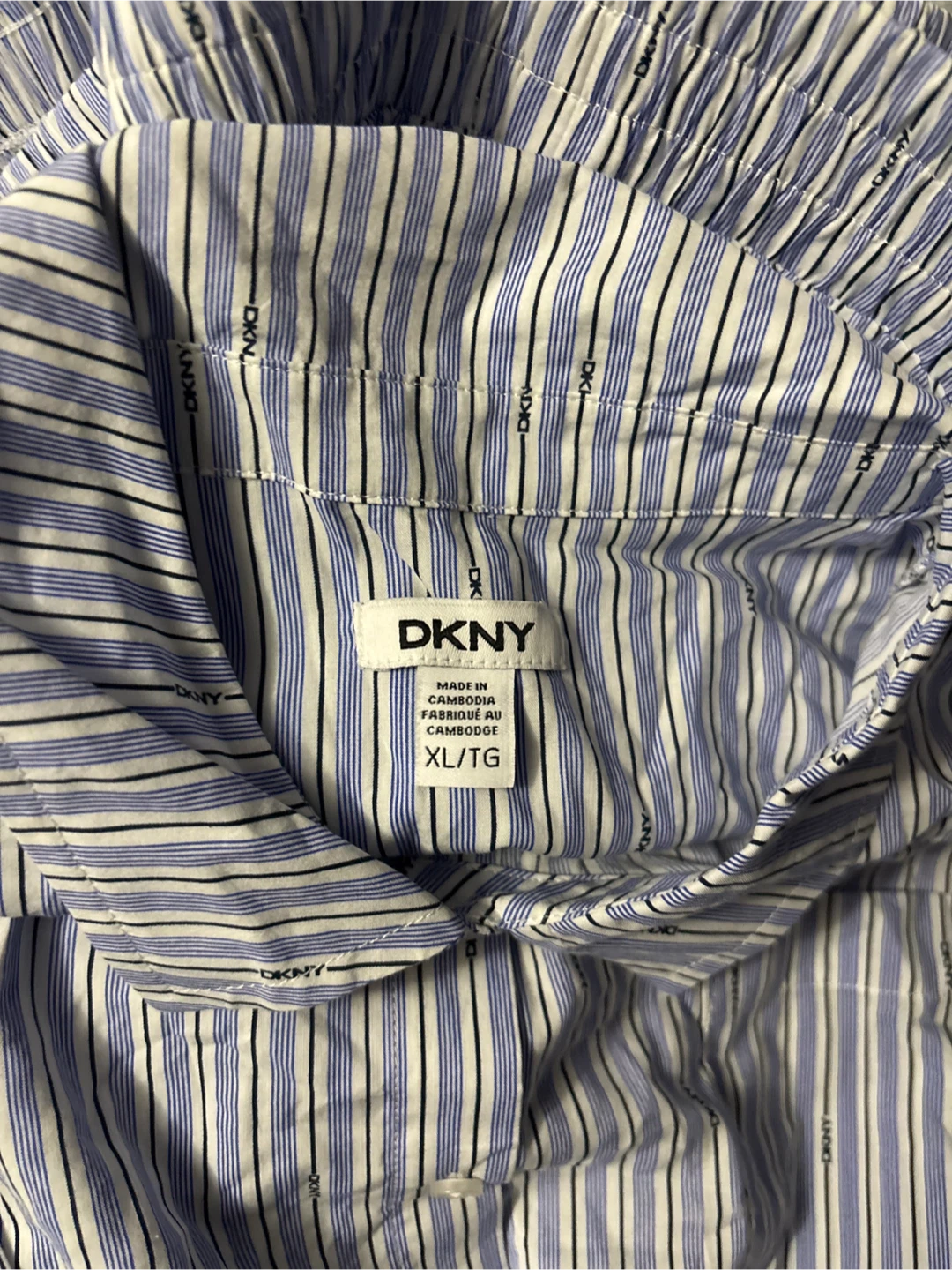 NWOT 2pc ladies DKNY Striped pyjamas set- XL - photo 3