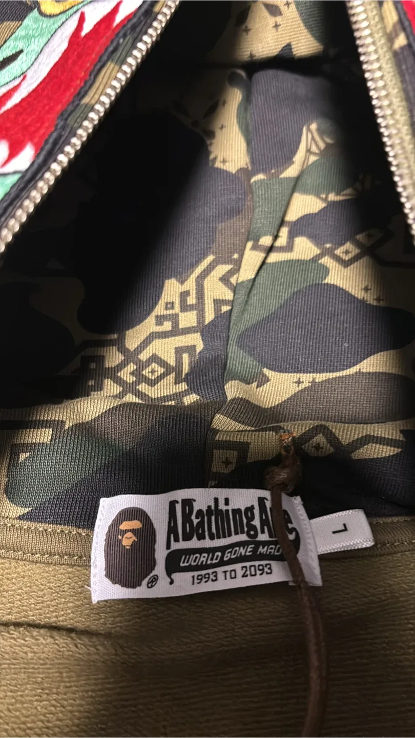BAPE Camo Shark Full Zip Hoodie image indicator(6)