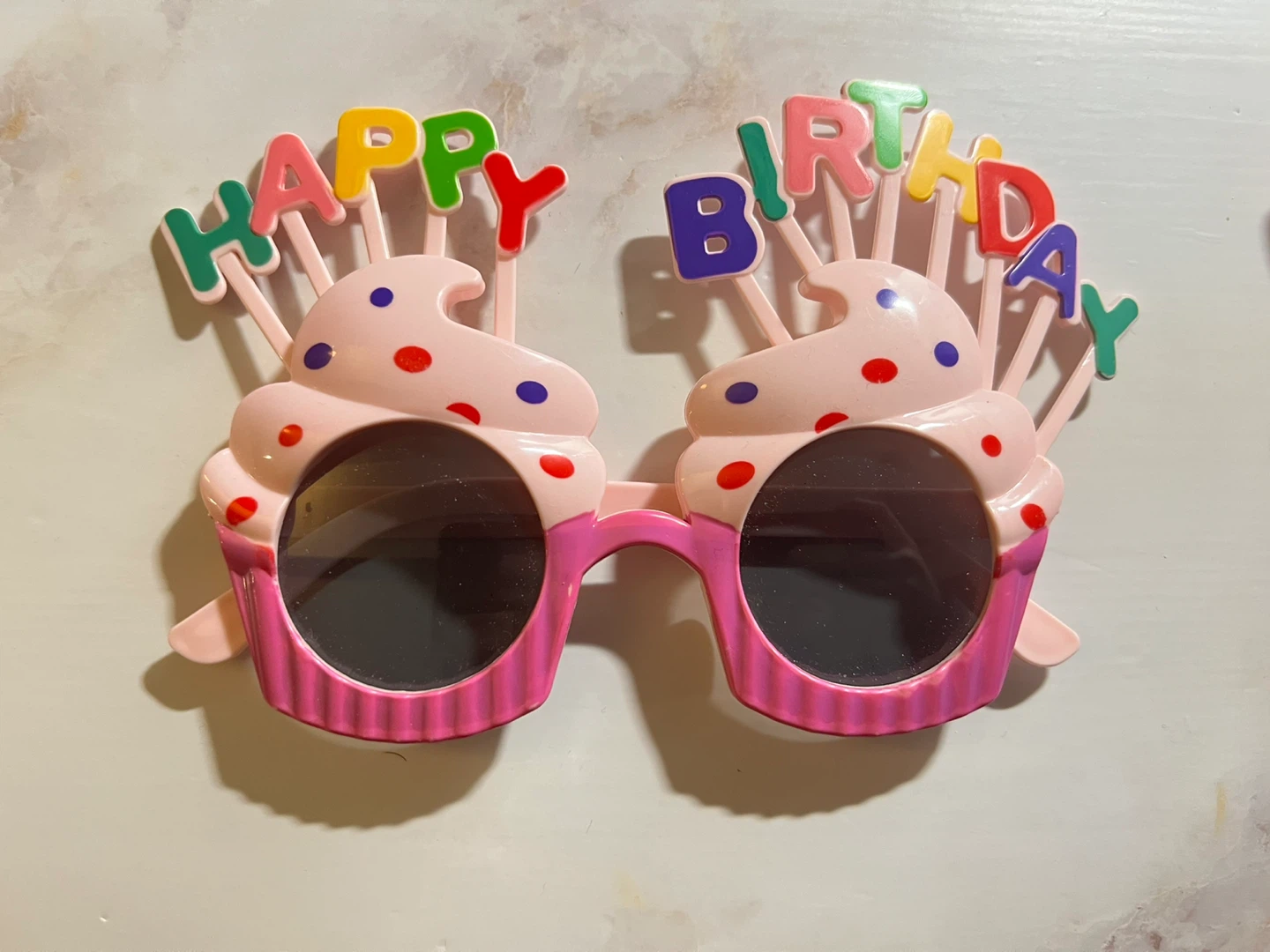 Happy Birthday Cupcake Sunglasses