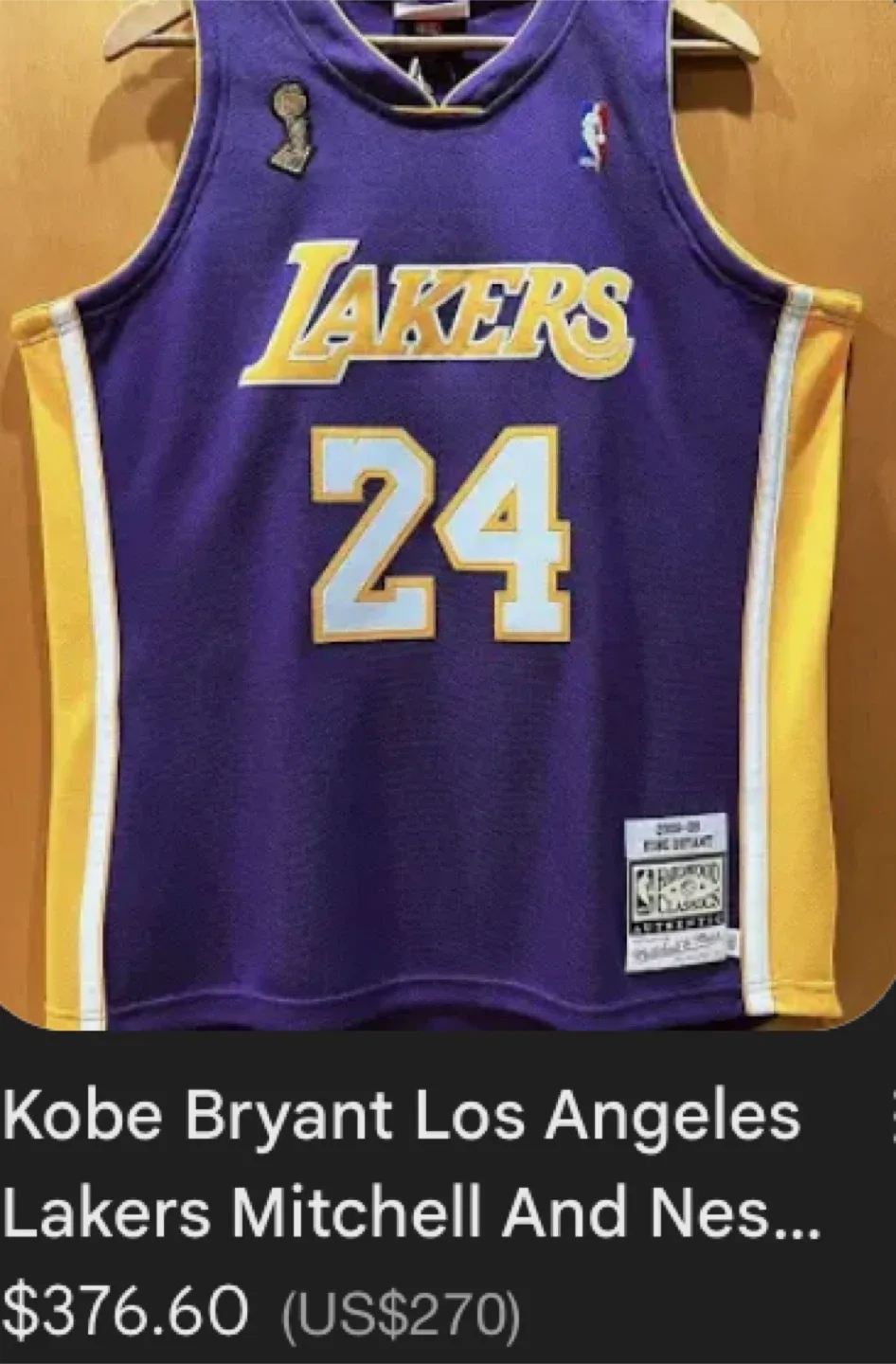 Mitchell & Ness Kobe Bryant Lakers Jersey image indicator(3)