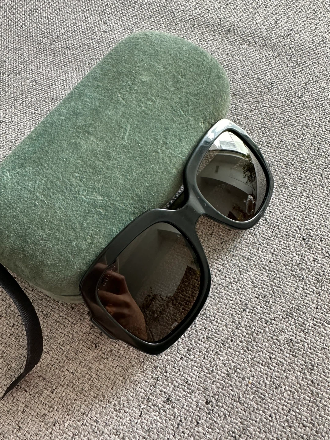 Gucci Black Sunglasses with Case