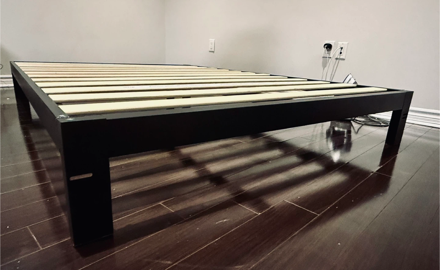 ZINUS Black Metal Bed Frame - Queen Size - photo 2