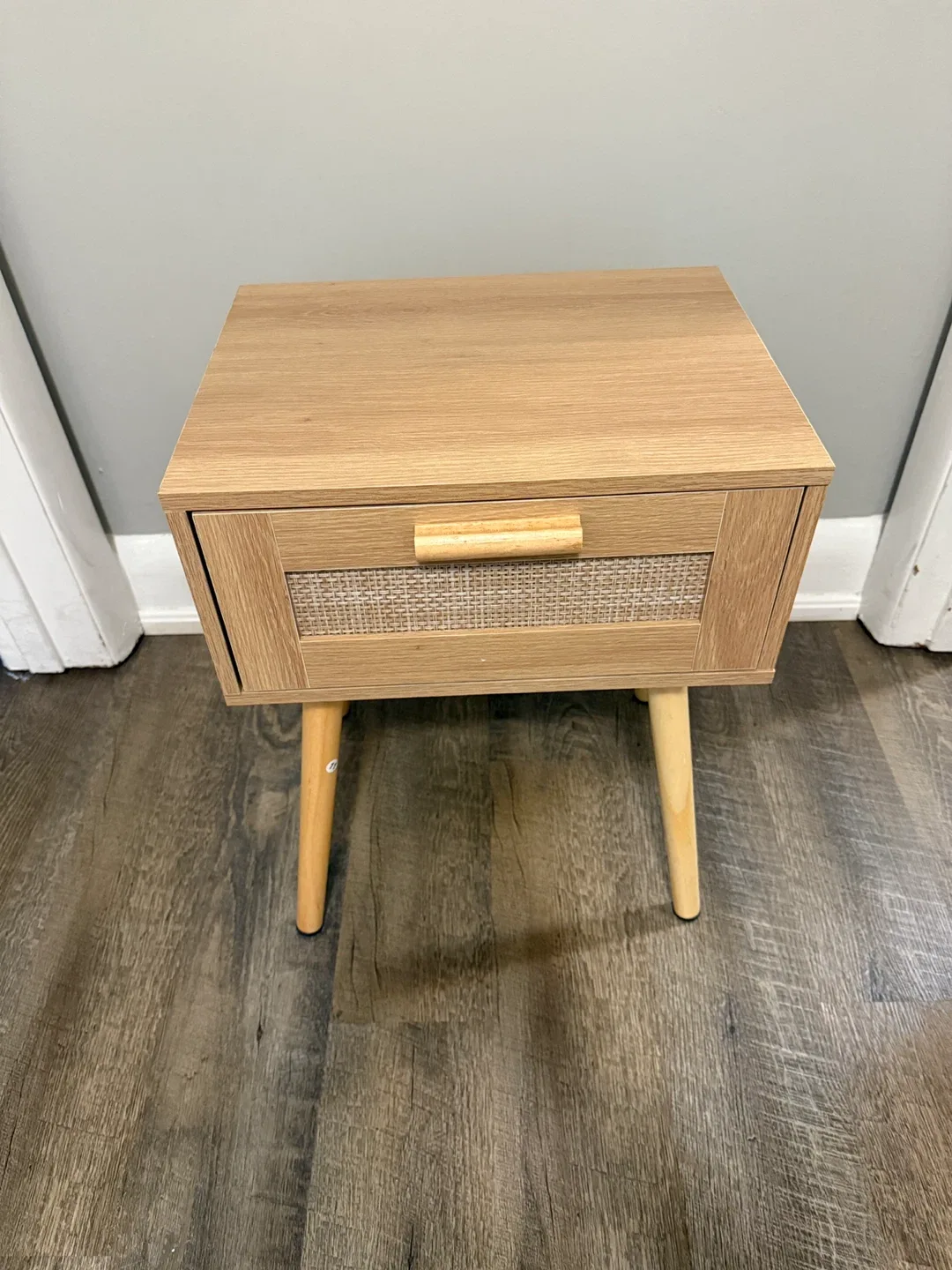 Wood End Table Side Table with Drawer