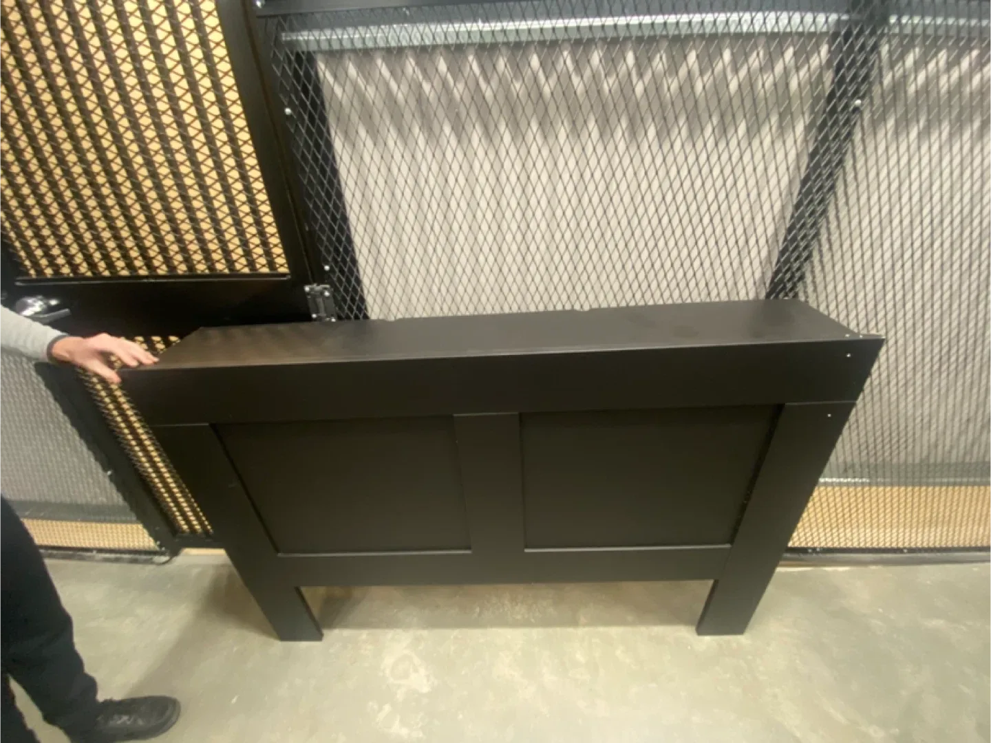 IKEA Brimnes Headboard with Storage - Black image indicator(4)