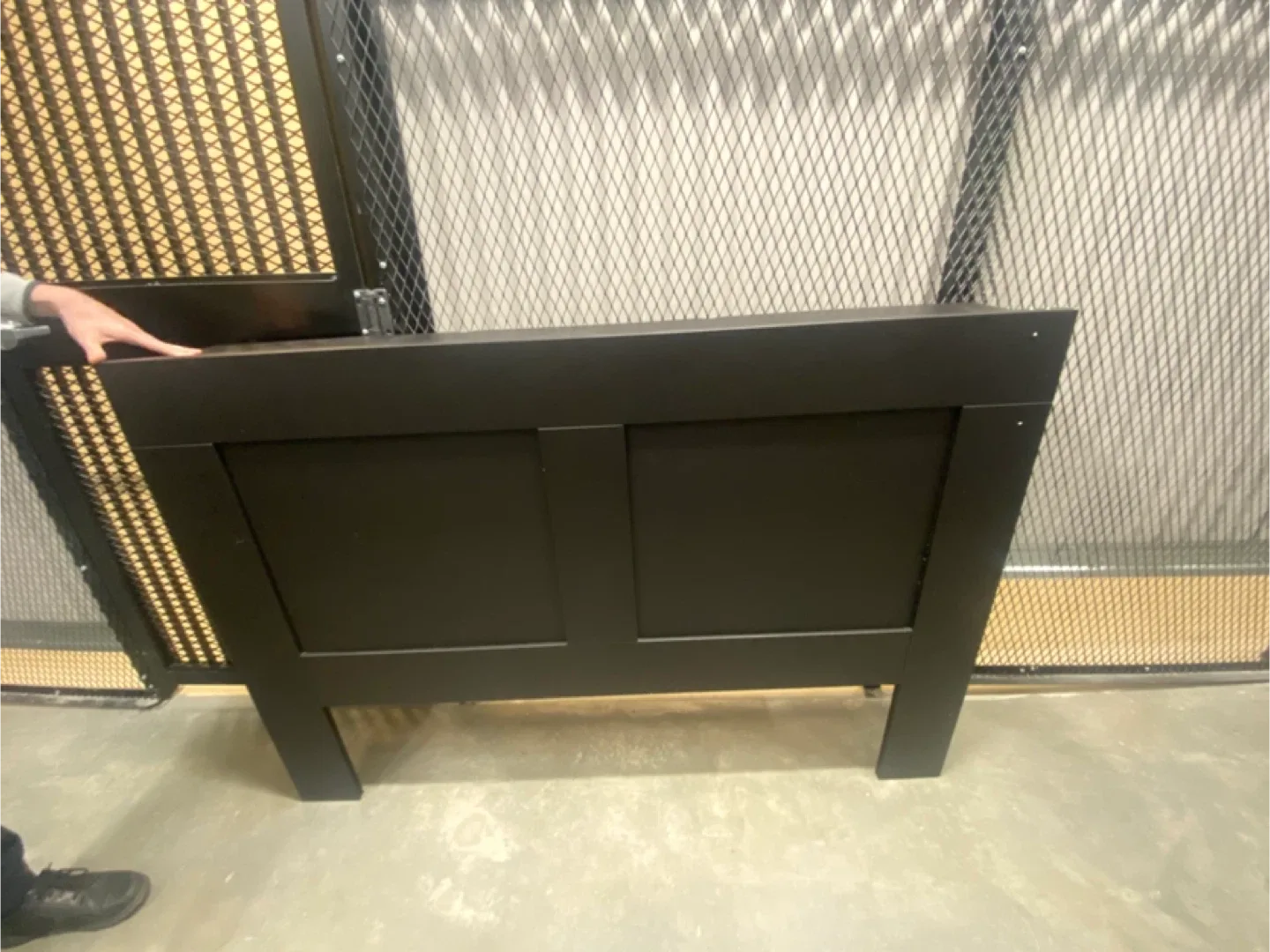 IKEA Brimnes Headboard with Storage - Black image indicator(3)