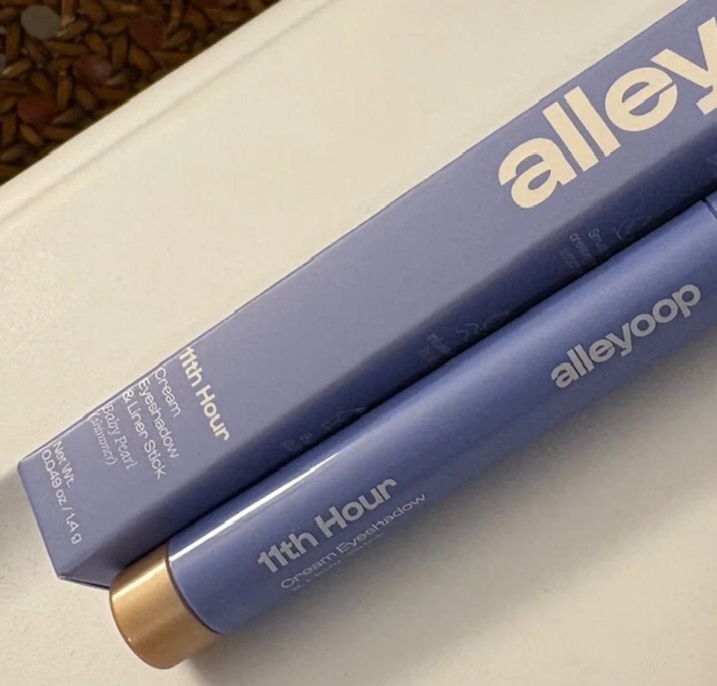 🤩alleyoop 11th Hour Cream Eyeshadow - Baby Pearl image indicator(3)