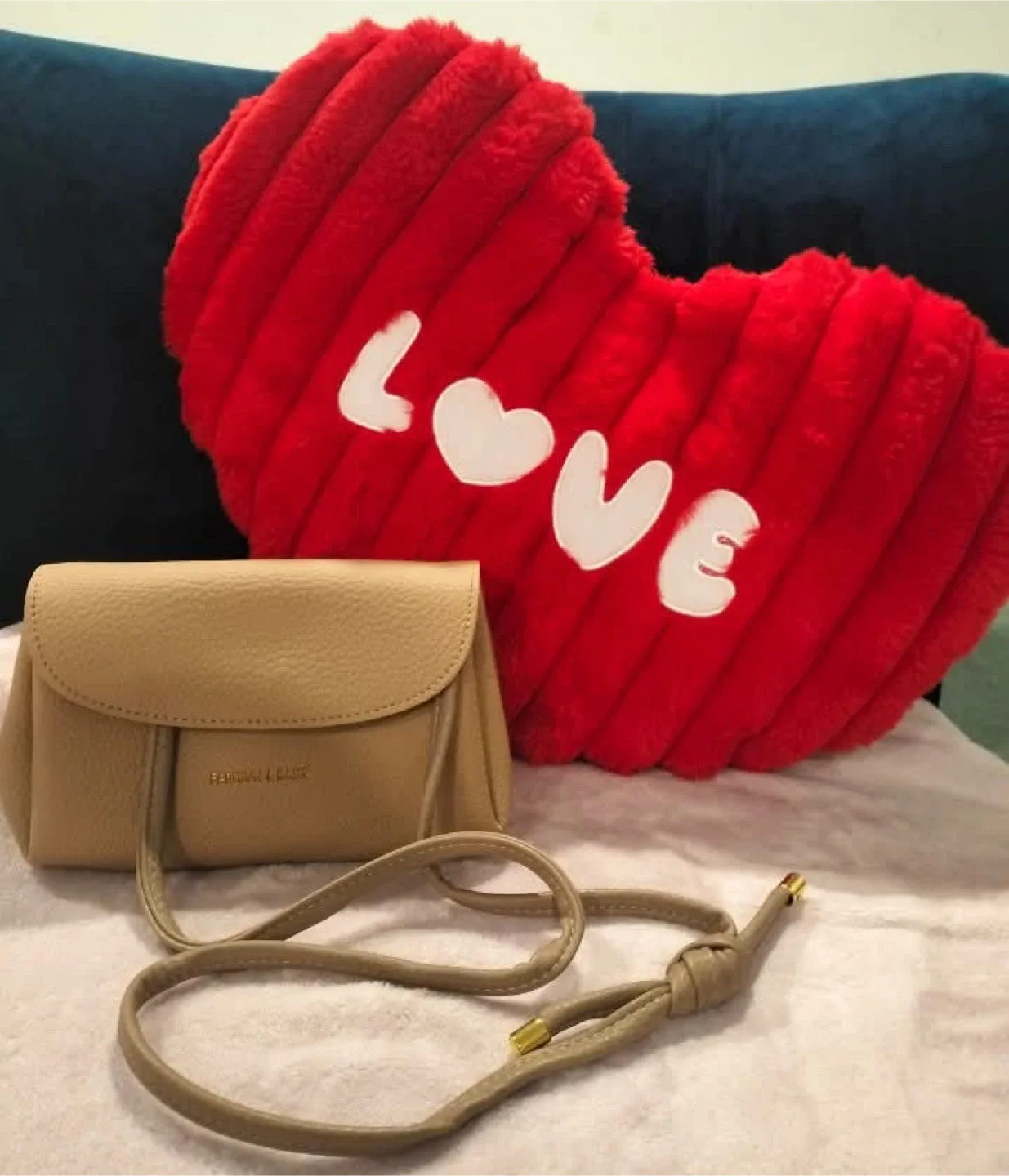 Beausalt & Baux Beige Crossbody Bag