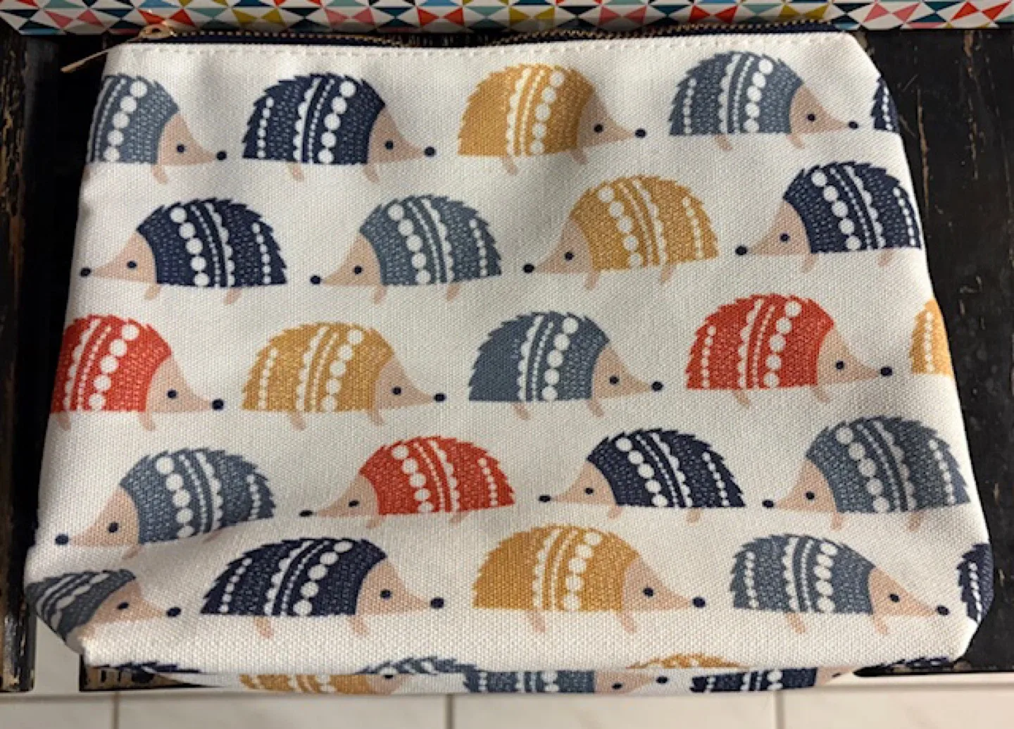 🤩Hedgehog Patterned Zippered Pouch