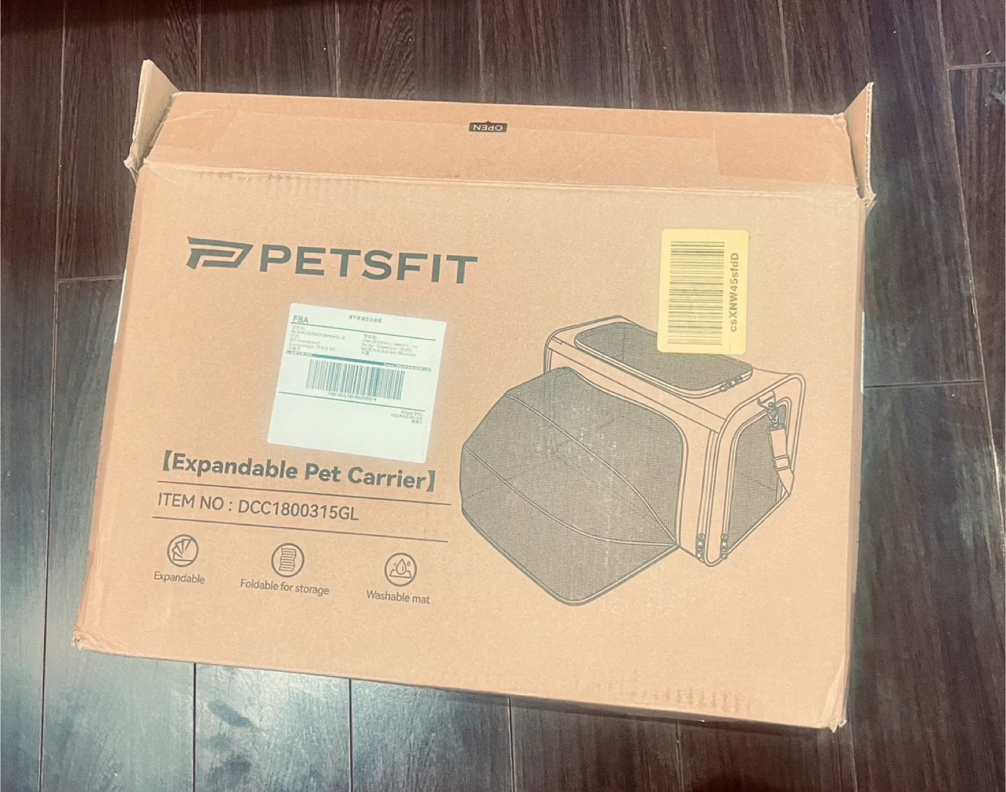 Petsfit Expandable Pet Carrier DCC1800315GL - New in Box! image indicator(2)