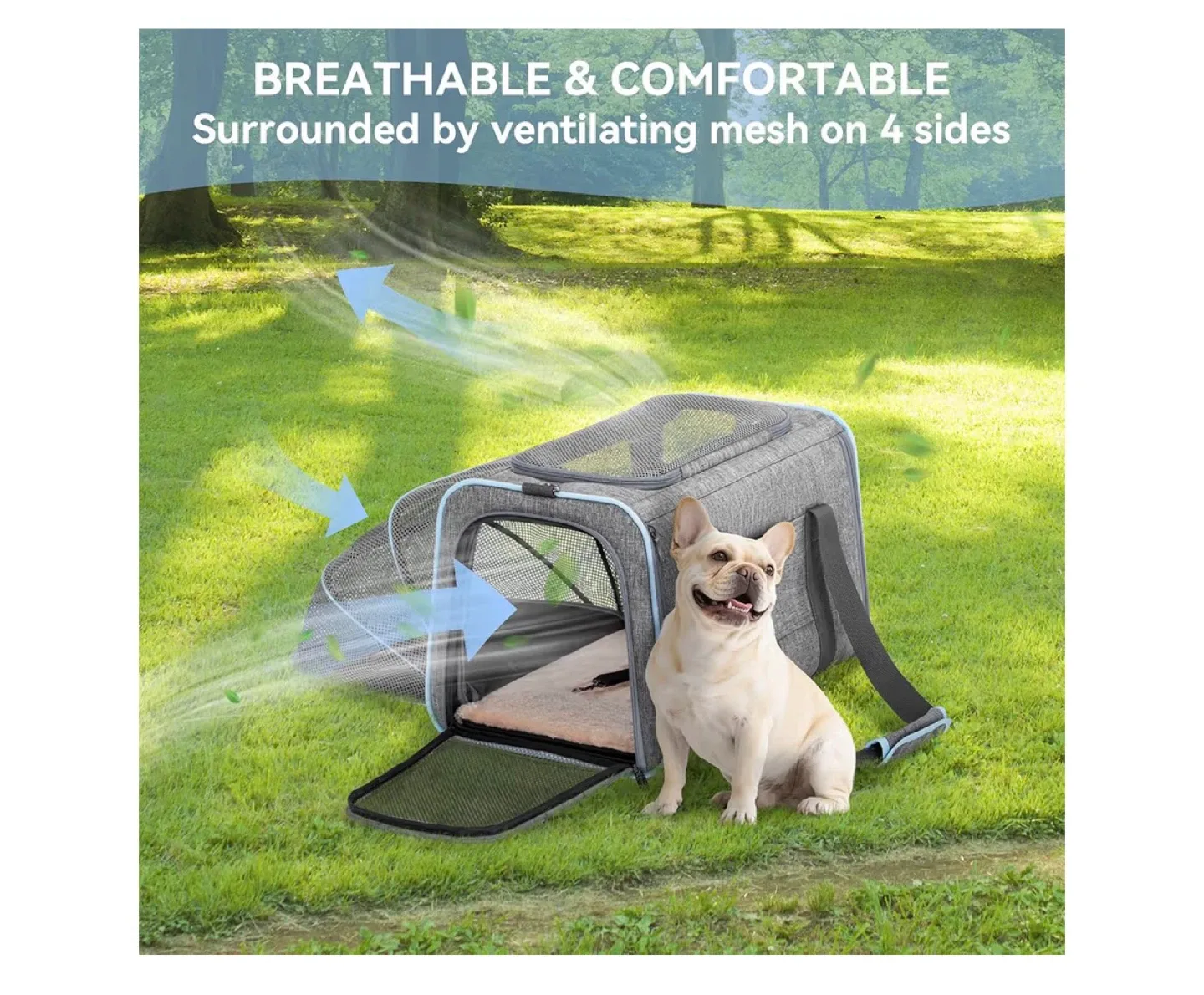 Petsfit Expandable Pet Carrier DCC1800315GL - New in Box! image indicator(7)