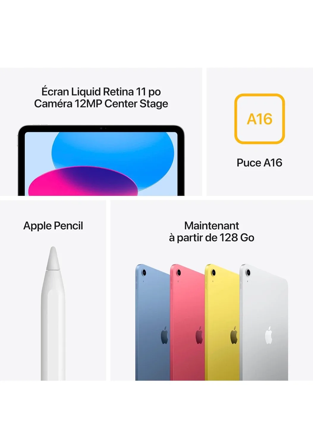 New Apple iPad (A16) Wi-Fi 128GB Silver image indicator(3)