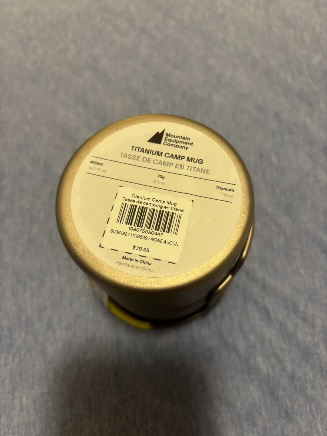 MEC Titanium Camp Mug - 420ml image indicator(2)