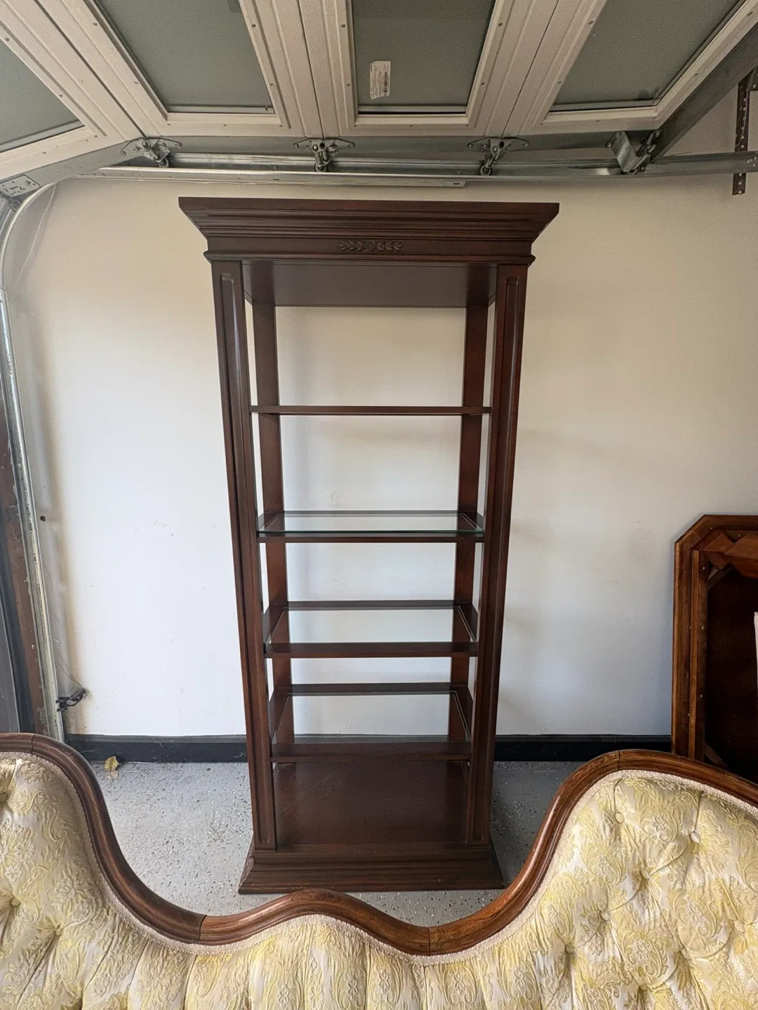 Dark Wood Display Cabinet image indicator(2)