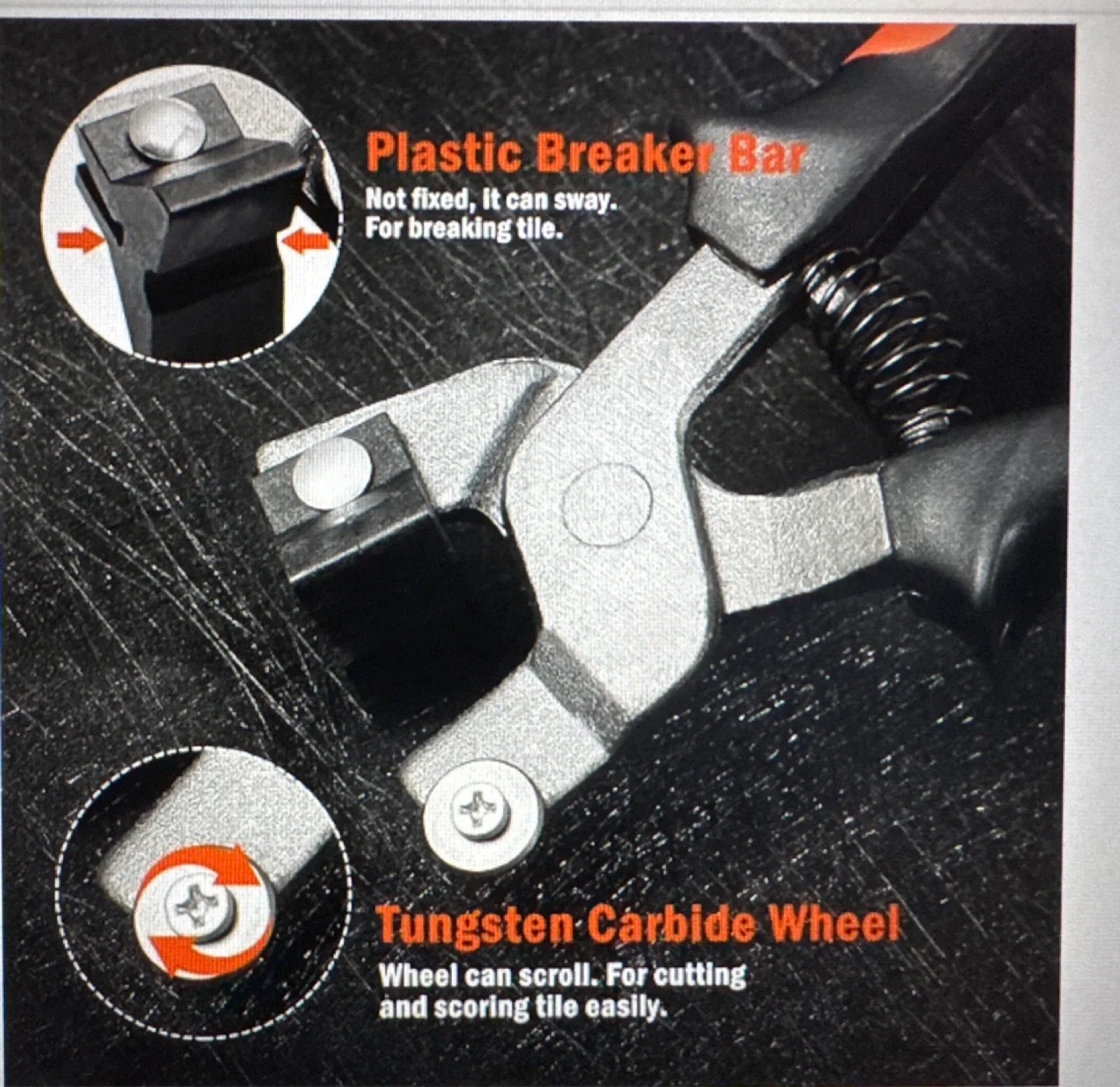 Tile Nipper Pliers - 8 inches, Mosaic and Tile Nipper image indicator(3)