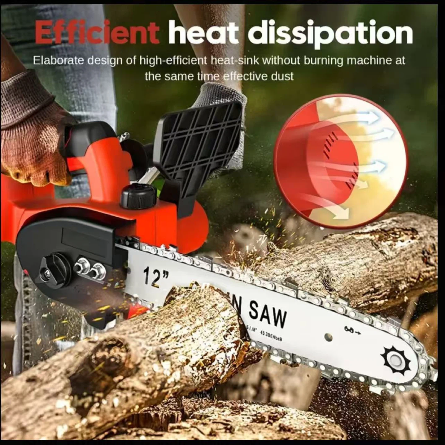 12 inch Cordless Chain Saw - New - photo 2