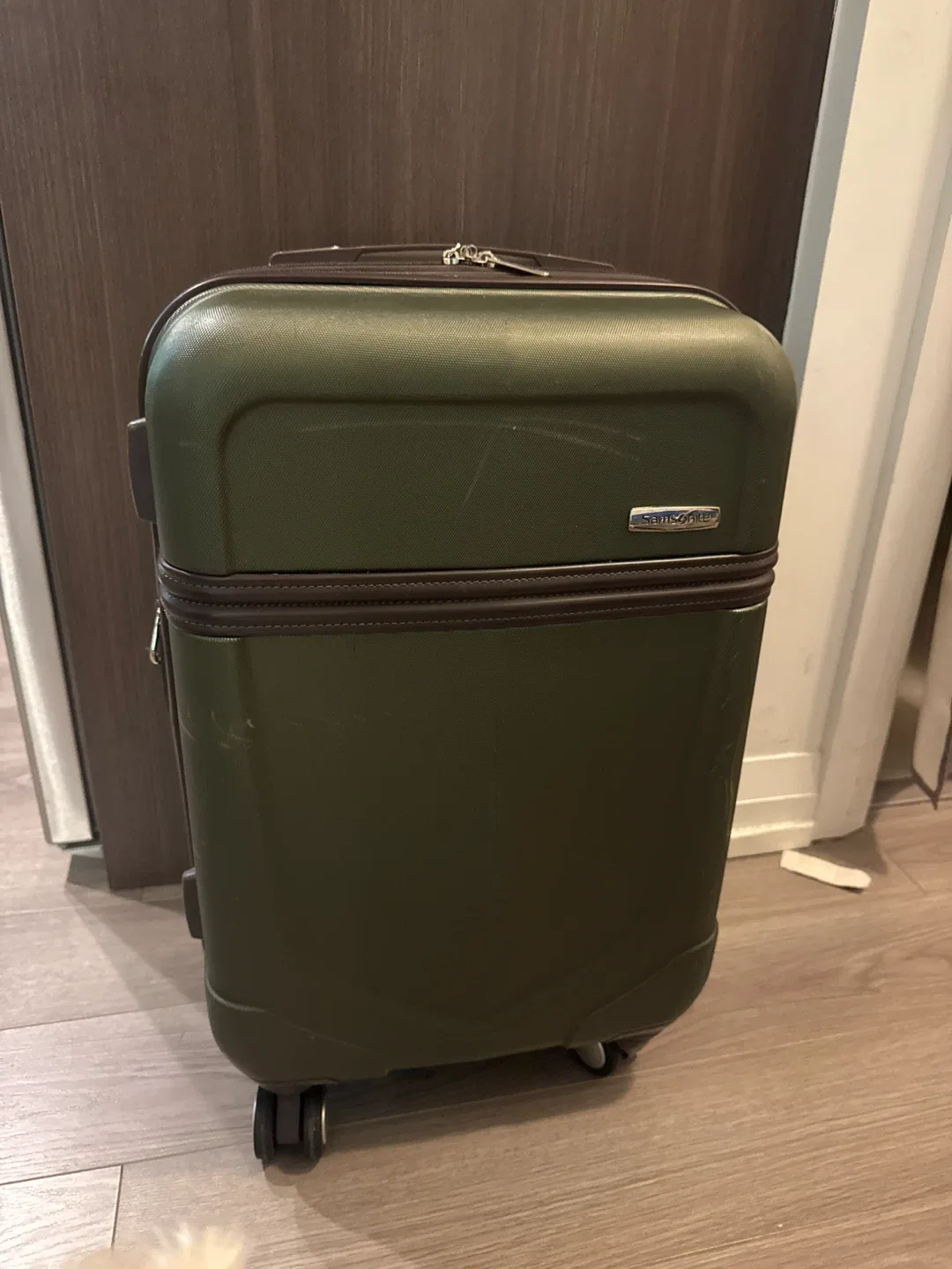 Samsonite Olive Green Carry-on Luggage