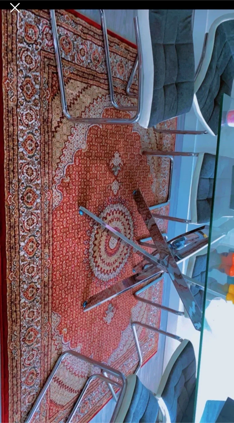 Red Patterned Rug image indicator(2)