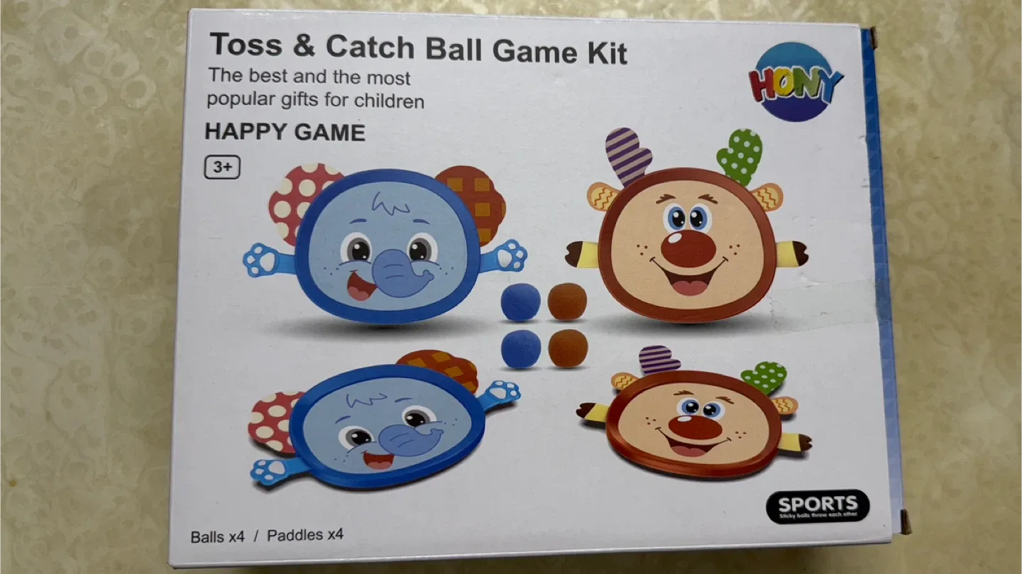 Kids Toss and Catch Ball Game Kit - New image indicator(2)