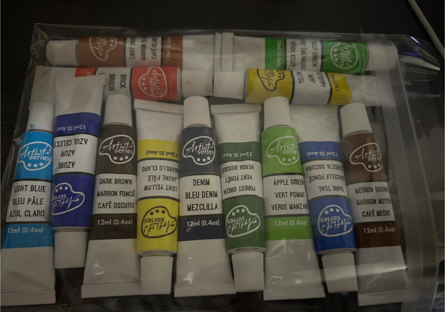 Artist's Series Acrylic Paint Set - 13 Colours