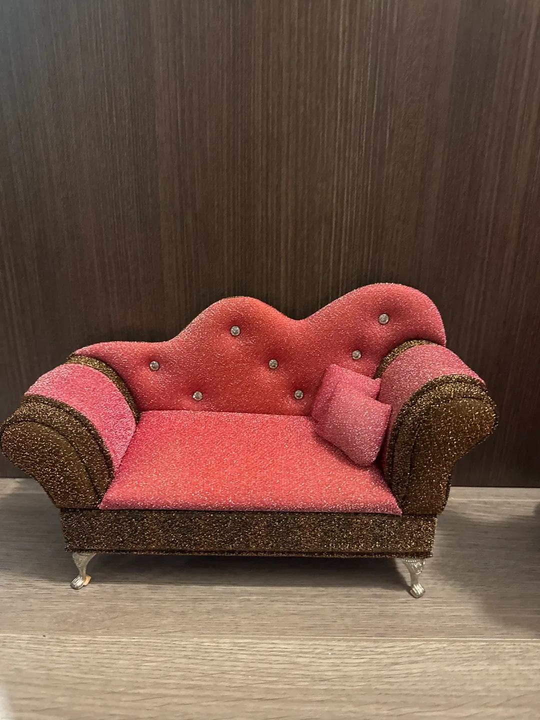 Pink & Gold Glittery Jewelry Box thumbnail