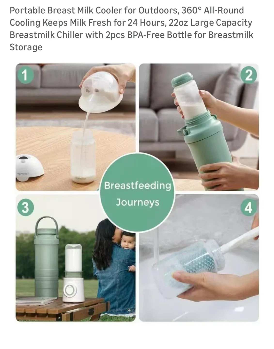 Brand new Portable Breast Milk Cooler image indicator(3)