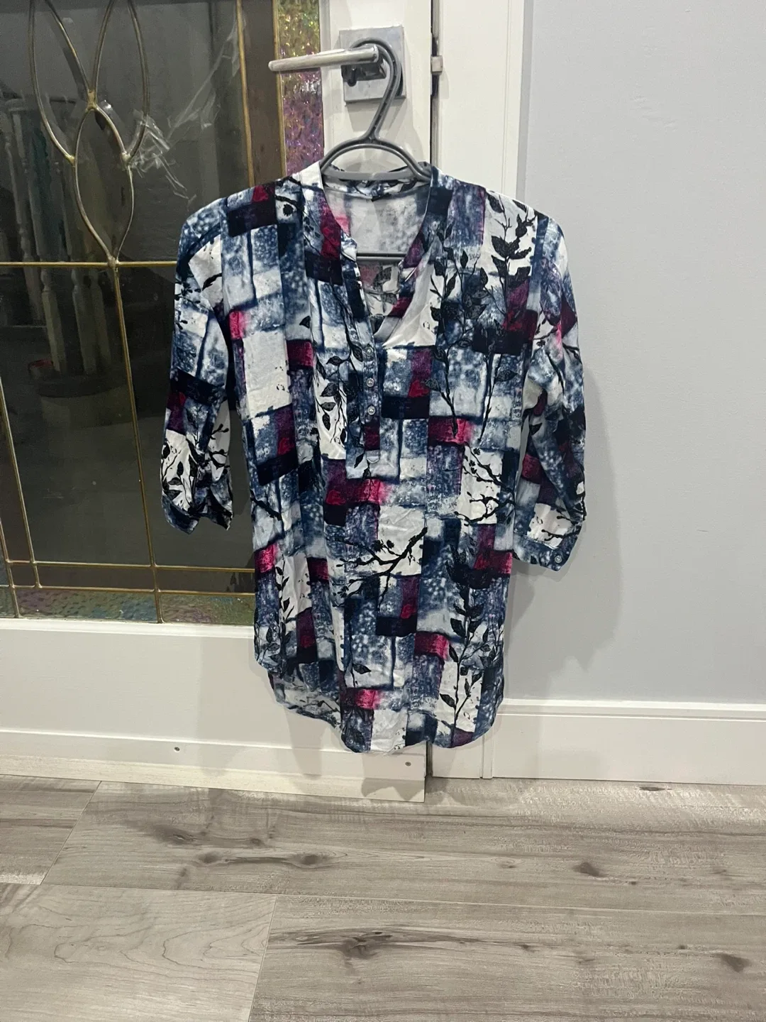 Floral Print Blouse - Size M