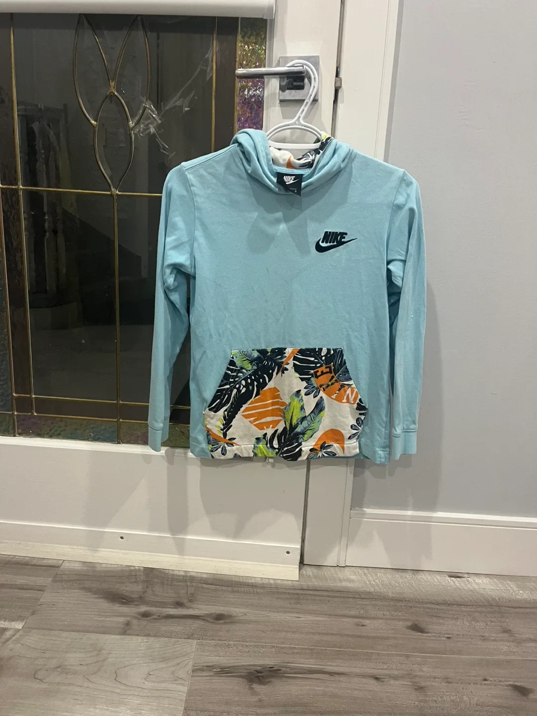Nike Hoodie - Light Blue, Size M image indicator(3)