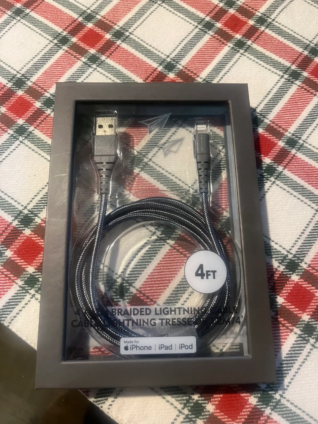 Braided Lightning Cable 4ft - New in Box! thumbnail