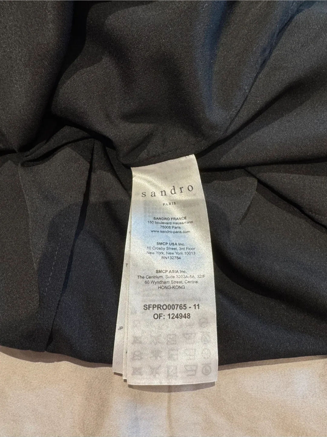 Sandro Paris Black & White Lace Dress - Size 34 image indicator(5)