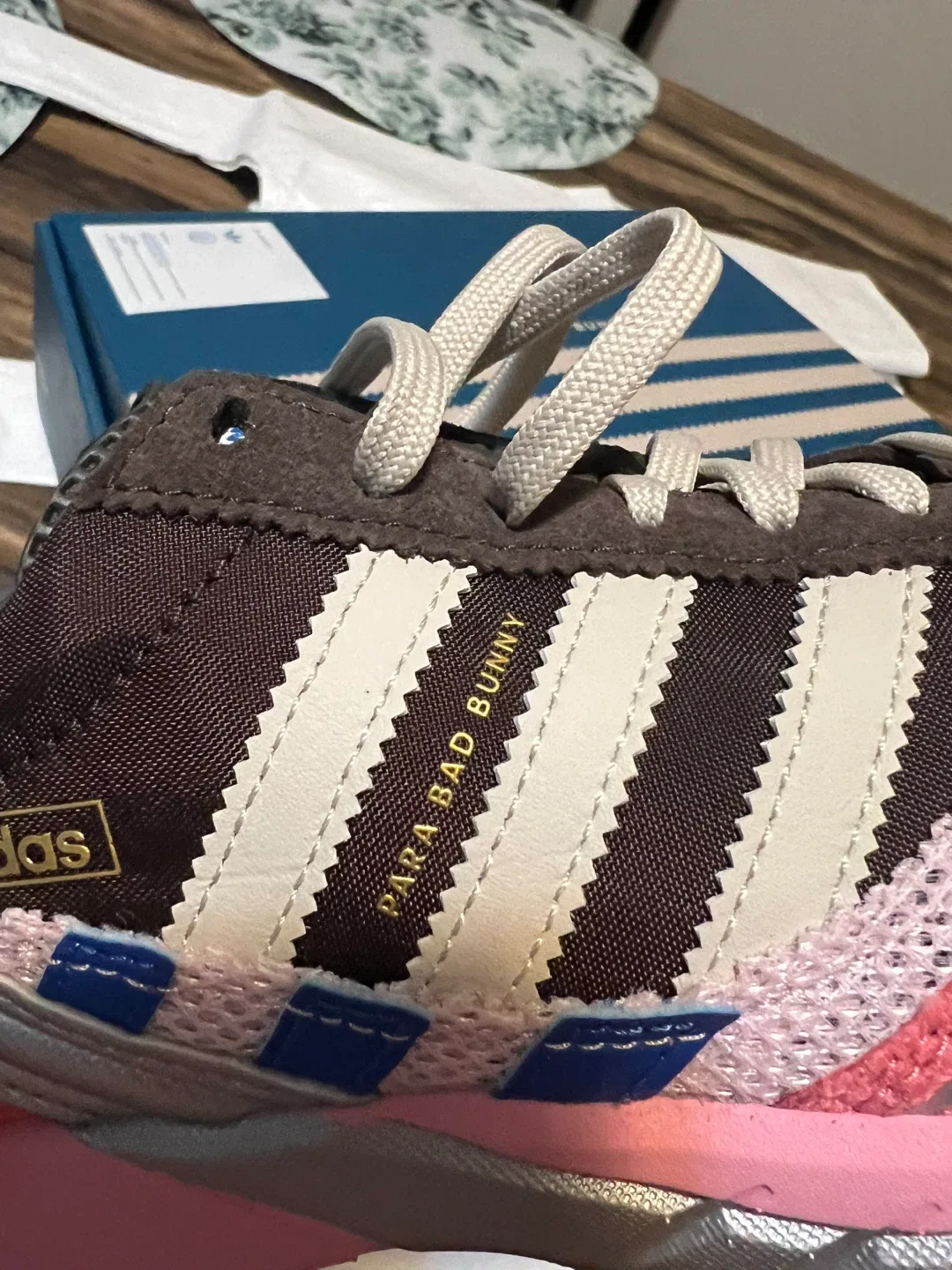 Bad Bunny Adidas Adizero SL 72  Brown Clear Pink image indicator(5)