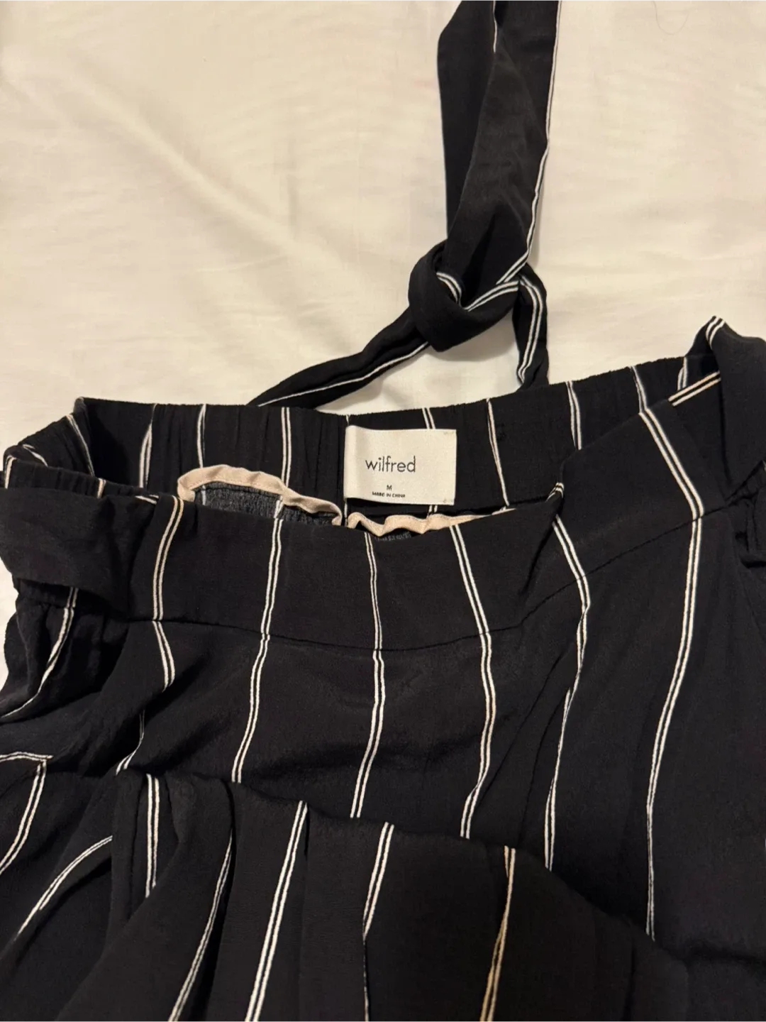 Wilfred Wide Leg Striped Pants - Size M image indicator(2)