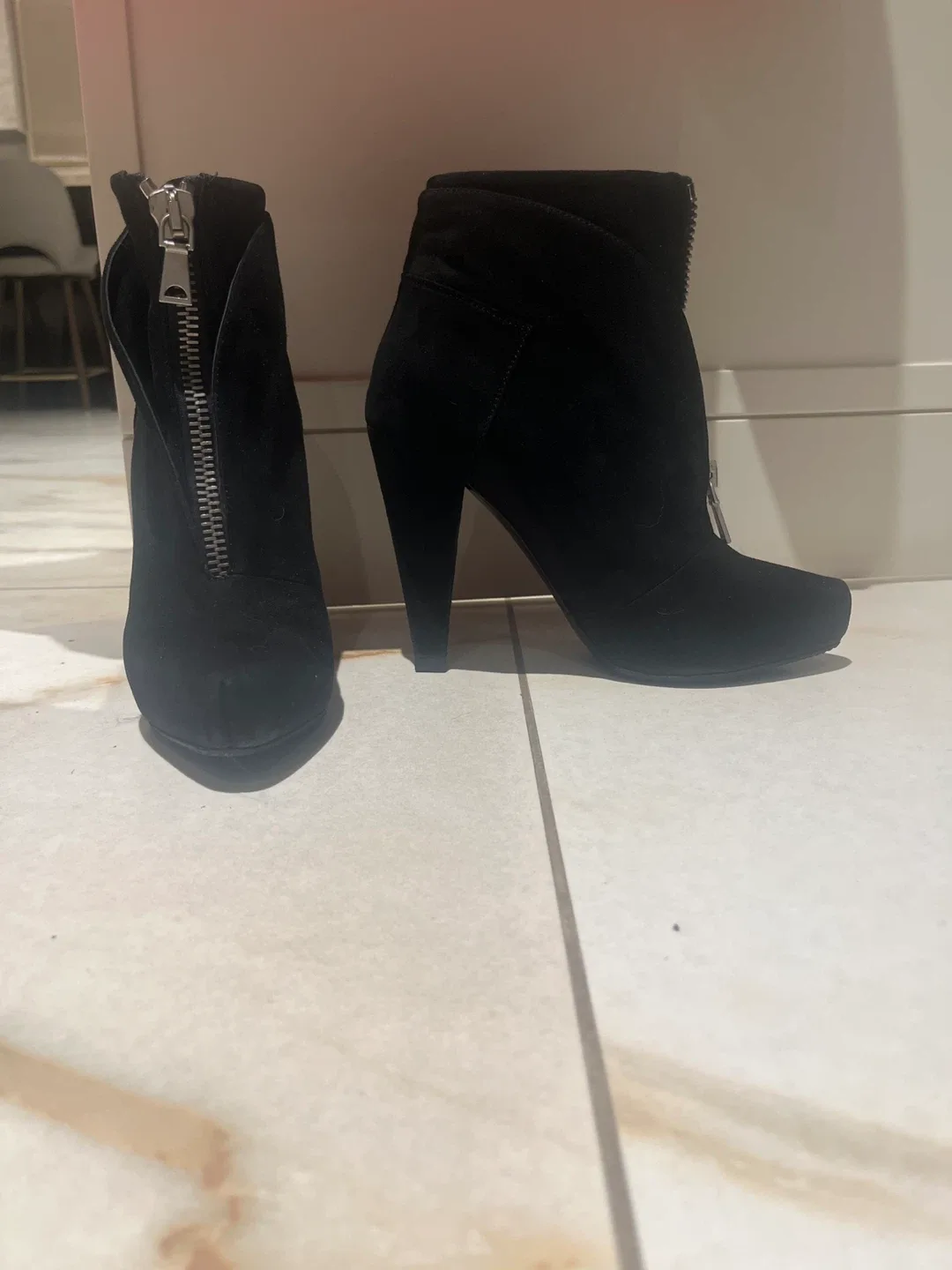 Proemza SCHOULER designer suade Ankle Boots
