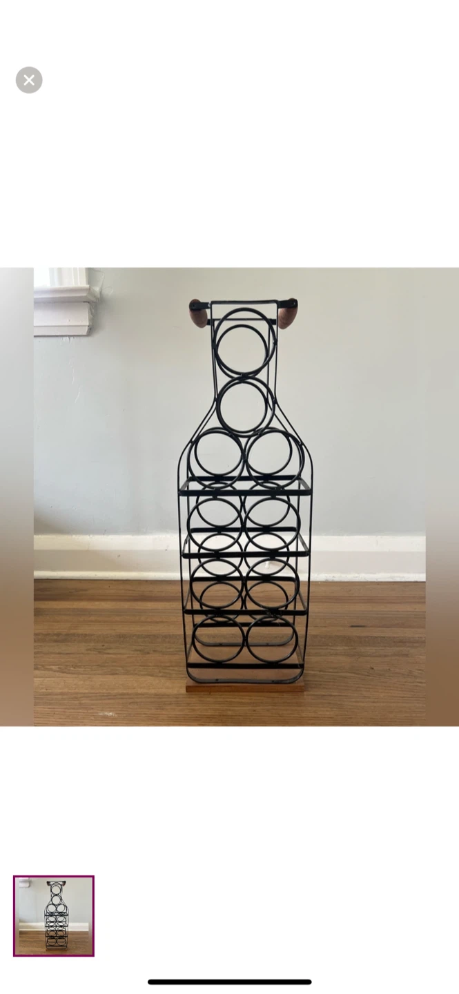 Wine Bottle Rack - Metal