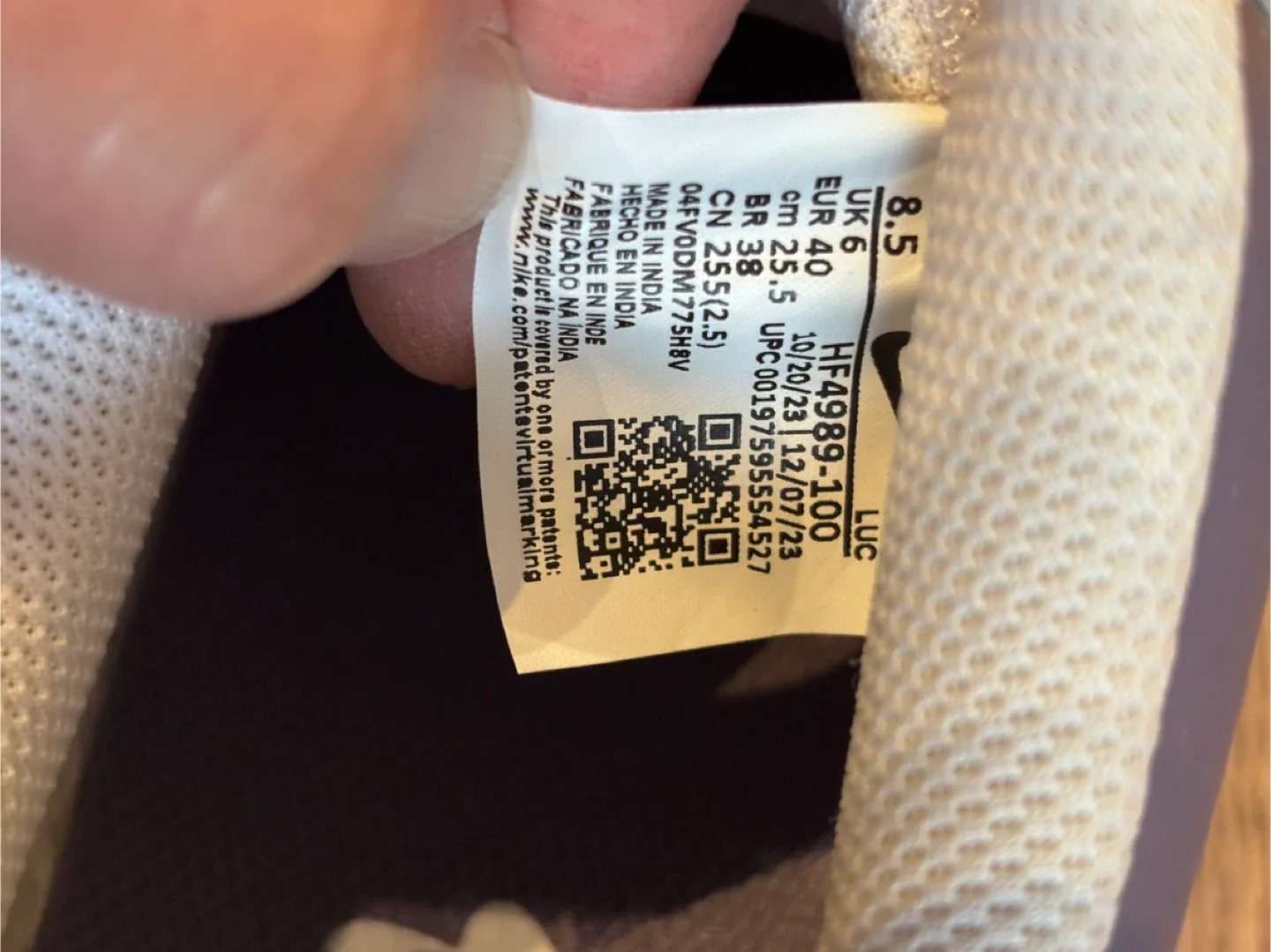 Nike Court Vision Low Lilac/White Shoes image indicator(6)