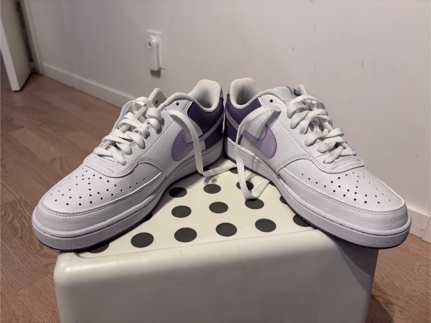 Nike Court Vision Low Lilac/White Shoes image indicator(2)
