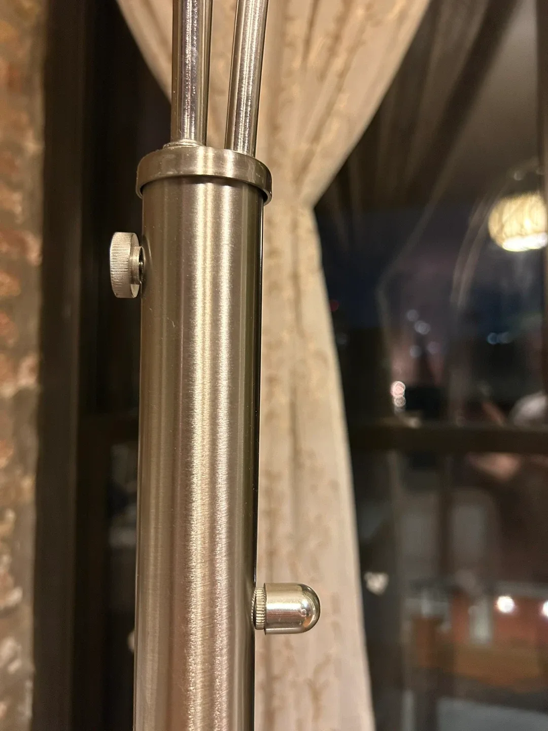 Silver Floor Lamp with Three Lights image indicator(4)