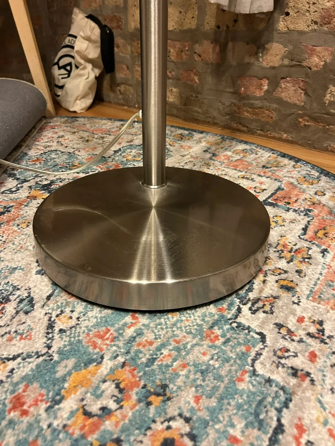 Silver Floor Lamp with Three Lights image indicator(3)