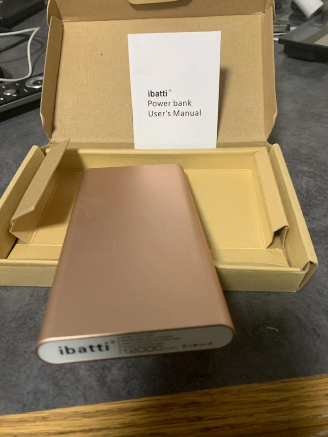 ibatti Power Bank - Rose Gold image indicator(2)