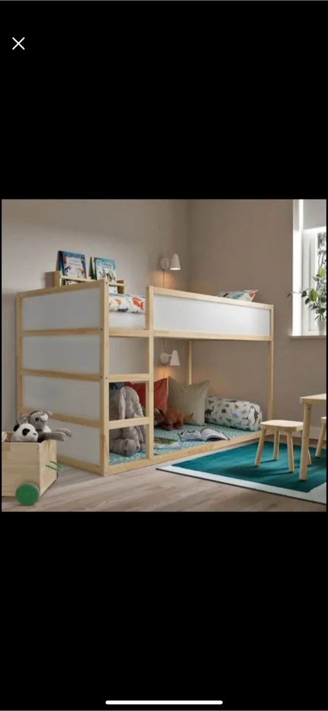 IKEA Kura reversible bed +tent+ mattress image indicator(2)