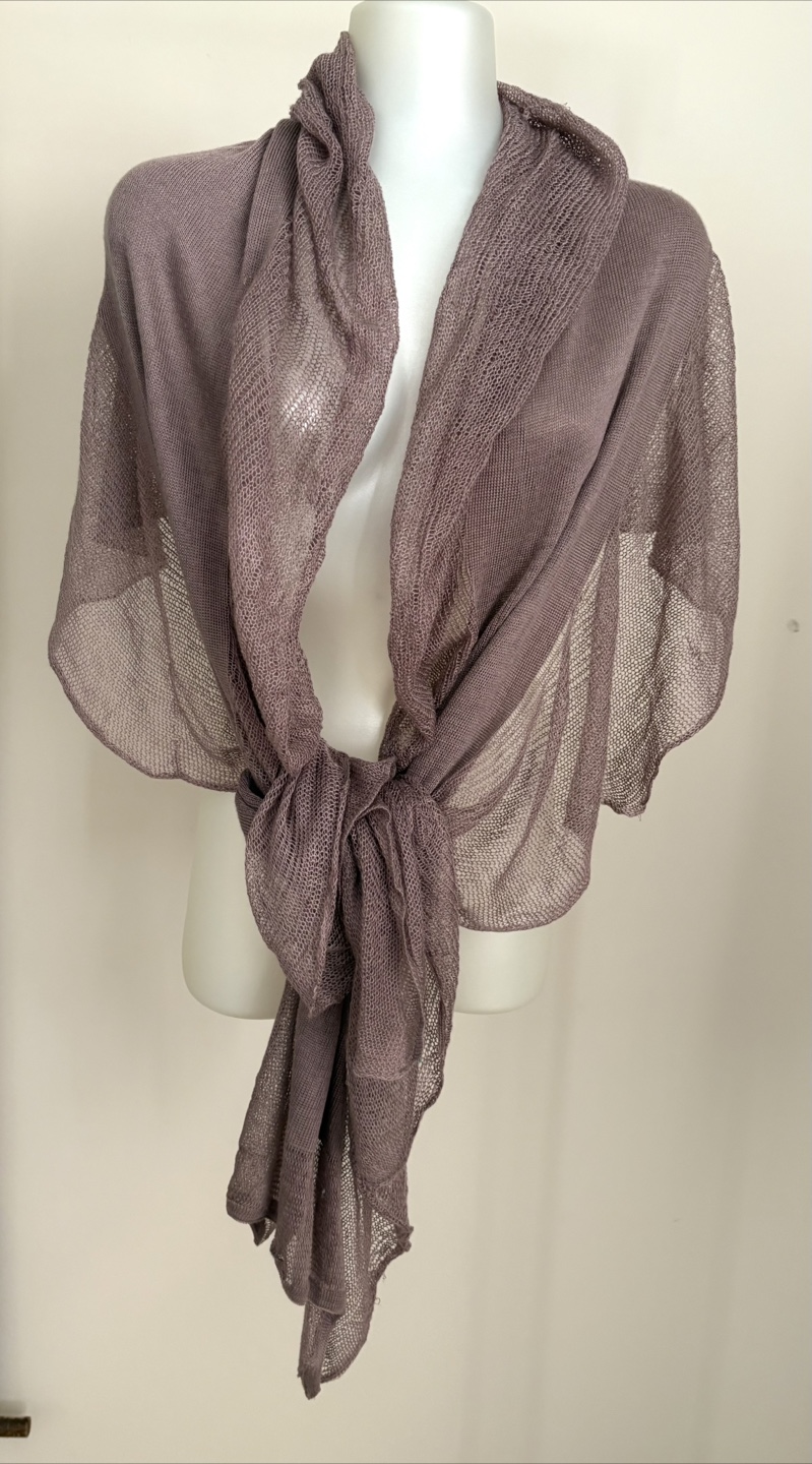 Lavender 🪻Knit Shawl/Scarf