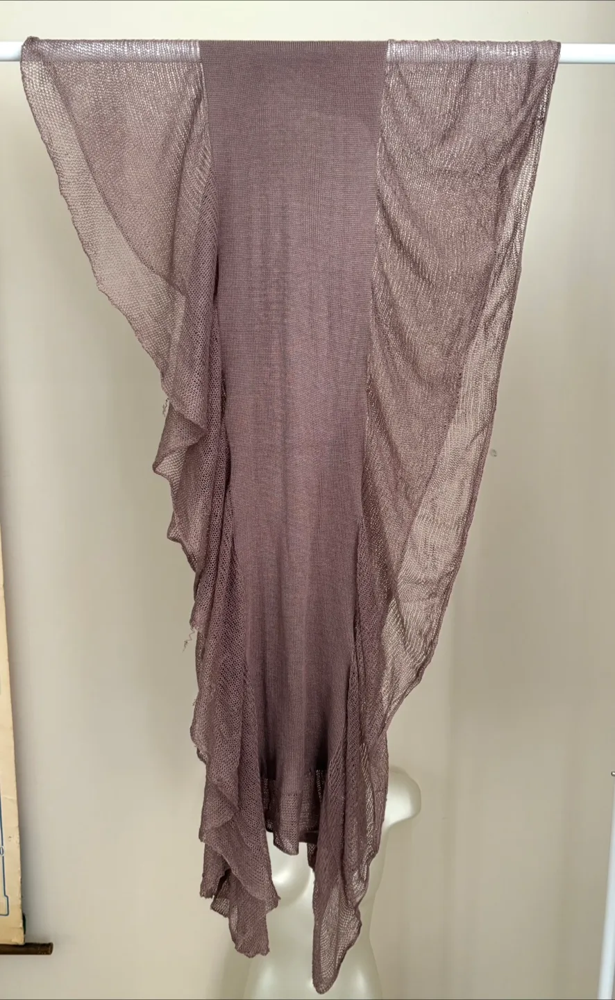 Lavender 🪻Knit Shawl/Scarf image indicator(4)