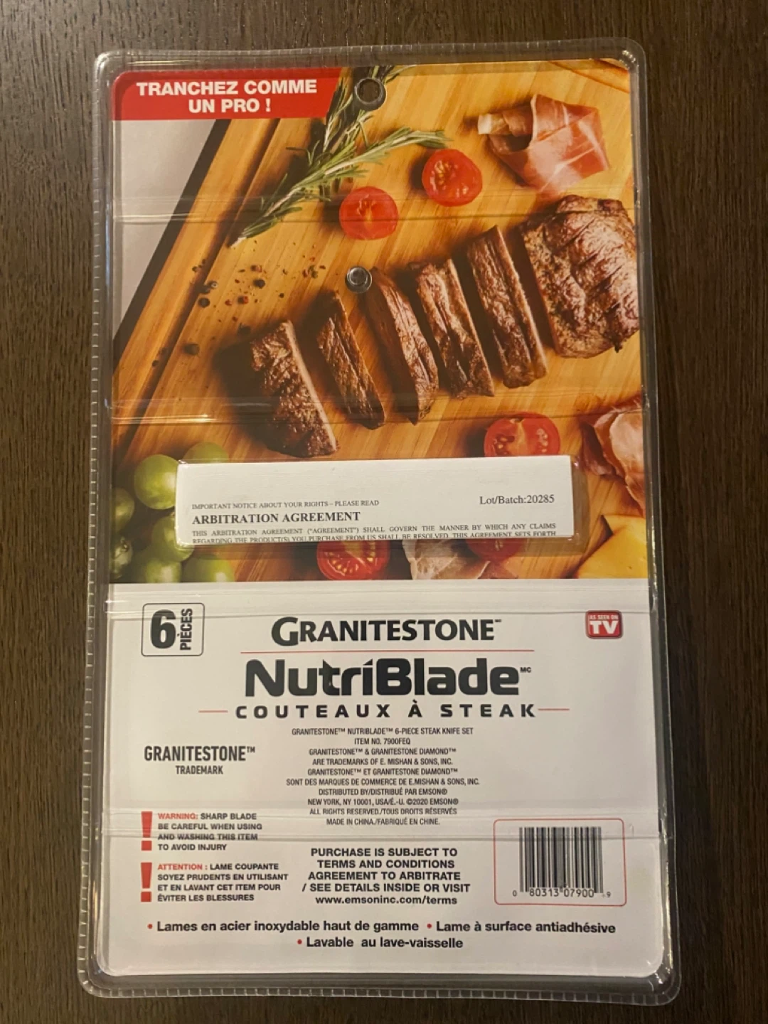 New Granitestone NutriBlade Steak Knives - 6 Piece Set - photo 2